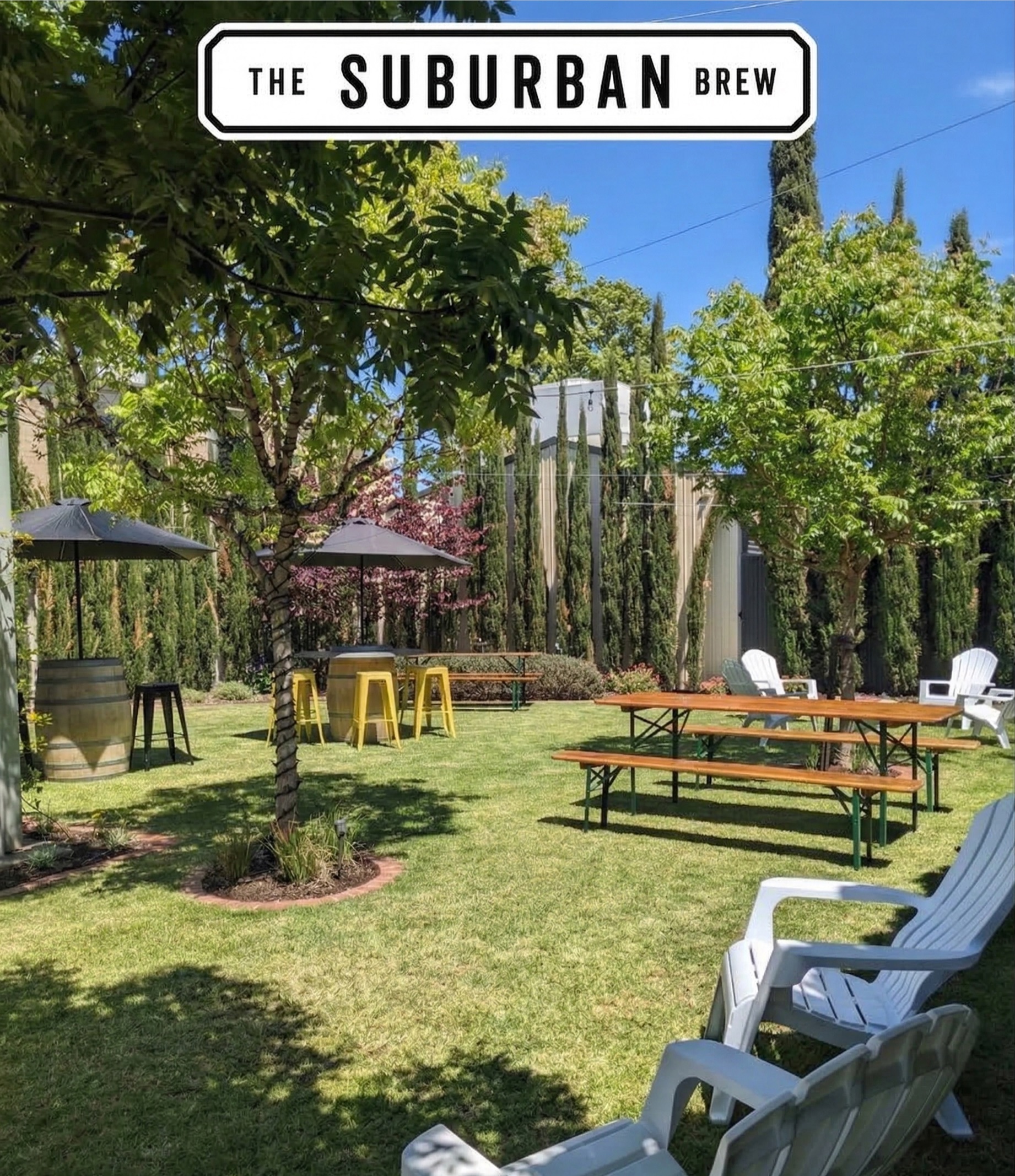The Backyard at The Suburban Brew